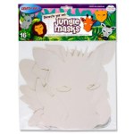 Decorate Your Own Masks Jungle Animals 16 Pack