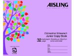Copy Aisling Extra Wide Ruled 32 page ASJ10