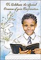 Praying Boy Confirmation Card