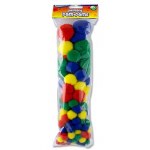 Pom Poms Bright Colour 100 Pack