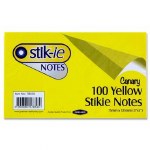 Post It Stickie Notes 125mm x 75mm Canary Yellow 100 sheets