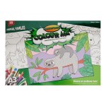 Colouring Book A3 World of Colour Animal Families
