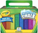 Jumbo Sidewalk Chalk 48 Pack Crayola