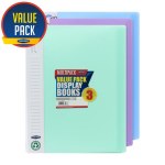 Display Book 40 Pockets 3 Pack Pastel