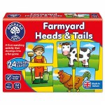 Farmyard Heads & Tails Game Orchard Toys
