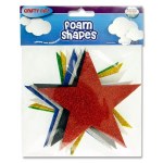 Crafty Bitz Foam Glitter Stars 8 Pack