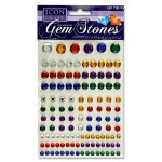 Icon Self Adhesive Gem Stones Dark 120
