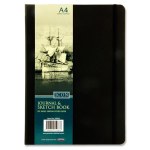 Icon A4 192pg Black Journal & Sketch Book