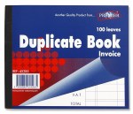Duplicate Invoice Book Half Size 100 Leaves