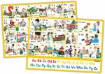 Jolly Phonics Letter Sound Wall Charts (In Print Letters)
