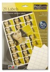 Labels 525 of 63.5mm x 38.2mm