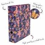 Lever Arch A4 Pukka Bloom Blue
