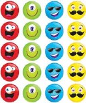 Merit Stickers Pack Of 100 Funny Smileys Prim Ed
