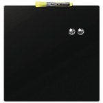 Nobo Magnetic Whiteboard Coloured Tile Black 360mmx360mm