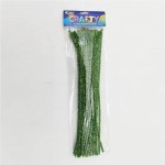 Pipe Cleaners Glitter Green 30 Pack Perfect Stationery