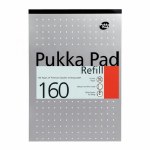 Pukka Refill Pad Top Open 160 Page Metallic Silver