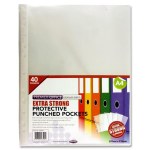 Punched Pockets Extra Strong 40 Pack