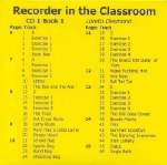 Recorder In The Classroom 1 CD