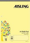 Aisling Visual Aid Refill Pad 100 Pages Yellow