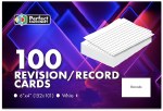 Record Cards 6X4 Plain White Perfect Stationery