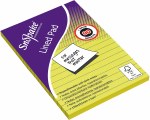 Sticky Notes Lined 6x4" Neon Yellow Snopake