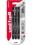 Uni-Pin 200 Fine Line Pen Pack of 3