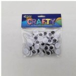 Wiggle Eyes 15mm Black and White Perfect Stationery