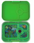 Yumbox Panino Leakproof Sandwich Friendly Bento Box Bamboo Green Jungle
