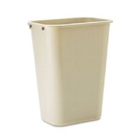 41 Quart Beige Deskside Wastebasket