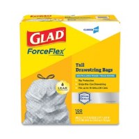 Glad ForceFlex Tall Kitchen Drawstring Bags (100)