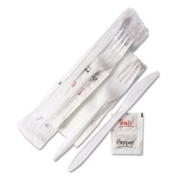 Cutlery Kit 5pc MW White (500)