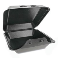 Foam Container 1-Comp Large BK
