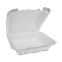 Foam Container 1-Comp Large WH