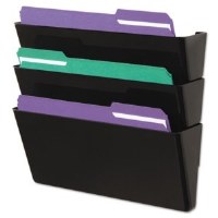 Wall File Holder Three Pocket