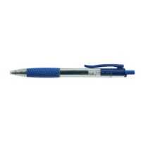 Comfort Grip Gel Pen Blue (12)