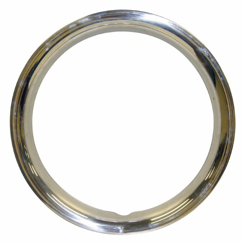 Beauty Rings For 15" Wheels - Stainless Steel Set