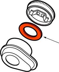 Oil Filler Cap Gasket - SIL