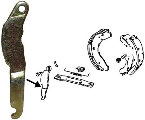 Park Brake Lever T1 RIGHT