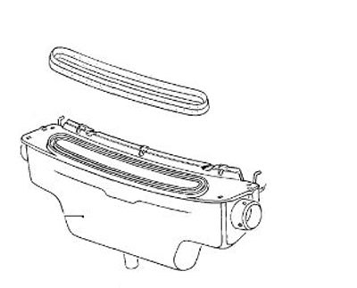 Fresh Air Box Seal T1 68-77