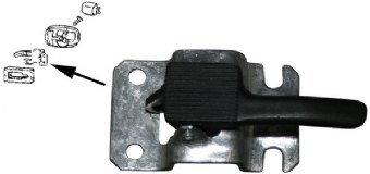 Door Release Lever LH Black
