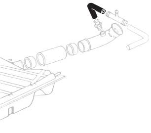Fuel Evap Hose Elbow 73-79