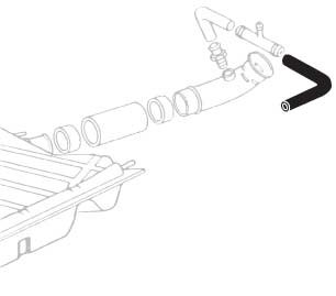 Fuel Evap Hose Elbow 71-72