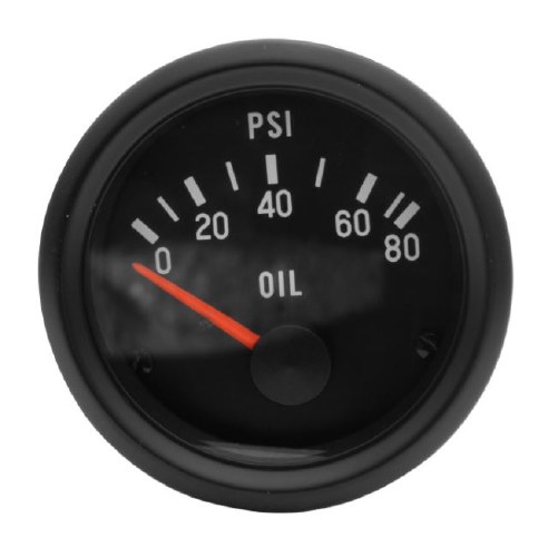 Drivers Oil Pressure Gauge 0-80