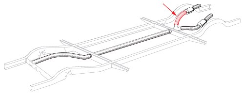 Heater Tube Cover Rear Fork