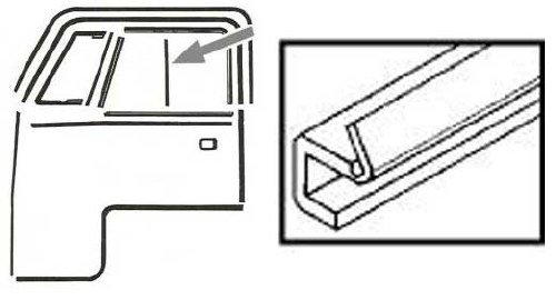 Sliding Window Upright Seal