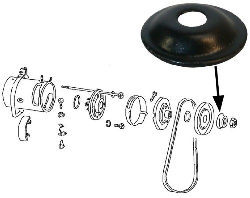 Alt/Gen Spacer Stock Pulley