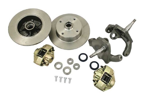Disc Brake Kit Beetle BJ 1968-77 4/130 W/ Drop Spindles
