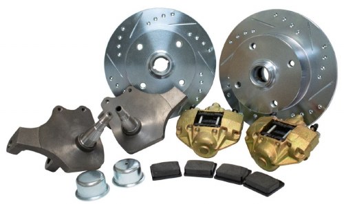Disc Brake Kit Beetle BJ 1968-77 4/130 W/ Drop Spindles