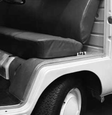 Seat Stand Mats T2 63-67 GRY