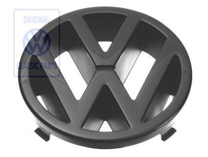 Emblem Vanagon Front BLK